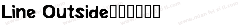 Line Outside字体转换